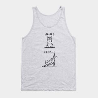 Inhale Exhale American Shorthair Tank Top
